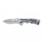 CUCHILLO CRKT 5250 FILO PLANO ACERO INOX PERFORADO PLATEADO9.84CM MANGO ACERO CON PIBOTE