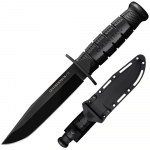 CUCHILLO COLD STEEL 39LSF LEATHER NECK FILO PLANO ACERO INOX NEGROMANGO SINTETICO FUNDA POLIMERO NE