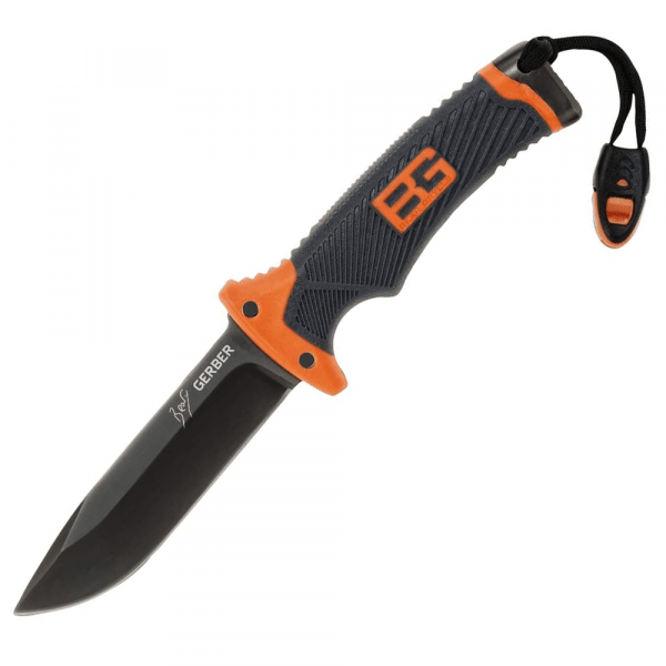 CUCHILLO GERBER 31-001063 BG SURVIVAL FILO PLANO HOJA ACERO INOX NEGRO 12.20