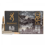 MUNICION BROWNING LRPM CALIBRE 6.5 CREEDMOOR, 130 GR, CAJA X 20, B192500651