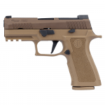 PISTOLA SIG SAUER P320, X-CARRY, FDE, 9MM, 3.9", 17 RD, 2 CACERINAS