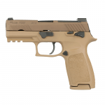PISTOLA SIG SAUER P320, M18, COYOTE, 9MM, 3.9" 17 RD, 2 CACERINAS