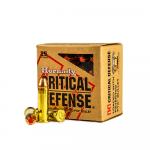 MUNICION HORNADY HP CRITICAL DEFENSE CALIBRE 38 SPL+P, 110 GR, FTX, CAJA X 25 (90311)