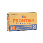 MUNICIÓN HORNADY FRONTIER BTHP MATCH CALIBRE .223 REM. 68 GR, CAJA X 20 (FR160)