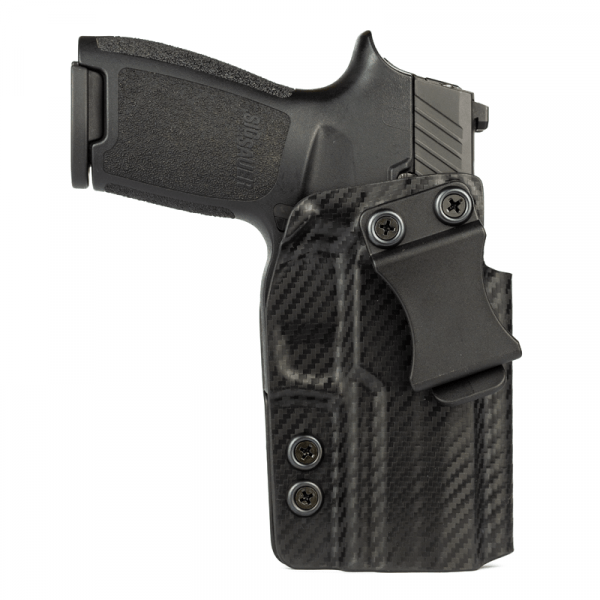 FUNDA INTERNA ROUNDED BY CONCEALMENT EXPRESS DE KYDEX, PARA SIG SAUER P320 CON MIRA, SSR-P320-CF-RH-VAR-RMR
