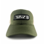GORRA SIG VERDE, MALLA KAKI, LIVE FREE