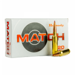 MUNICION HORNADY MATCH, ELD, CALIBRE 6.5 CREEDMOOR, 147 GR, CAJA X 20 (81501)