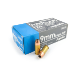 MUNICION AGUILA CALIBRE 9MM LUGER - 124GR (JHP) - CAJA x 50