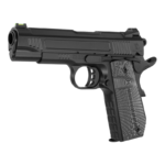 PISTOLA TISAS ZIG M45/M9 BANTAM BLACK, 45 ACP/9 MM, 7RD/9RD, 2 CACERINAS, FIBRA OPT, EMPUÑE G10