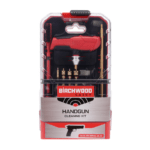 KIT DE LIMPIEZA BIRCHWOOD, 16 PIEZAS, CAL. 22/357/38/9/40/45, BC-HNDGCLN-KIT
